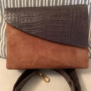 Nancy Gonzalez Large Olivia Crocodile Shoulder Bag